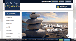 Desktop Screenshot of lepartagedexperiences.com