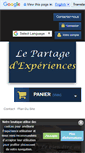 Mobile Screenshot of lepartagedexperiences.com